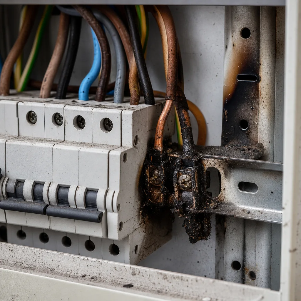 Diagnosis in progress at the consumer unit