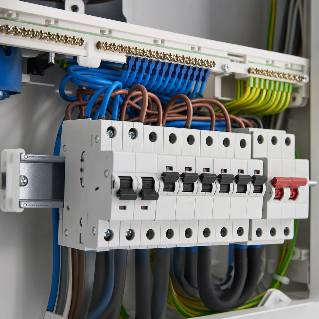 Diagnosis in progress at the consumer unit