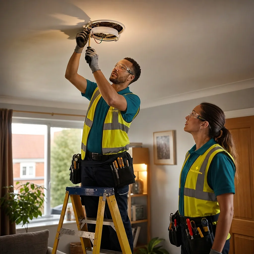 Whole upstairs lighting circuit dead in a Cheadle semi